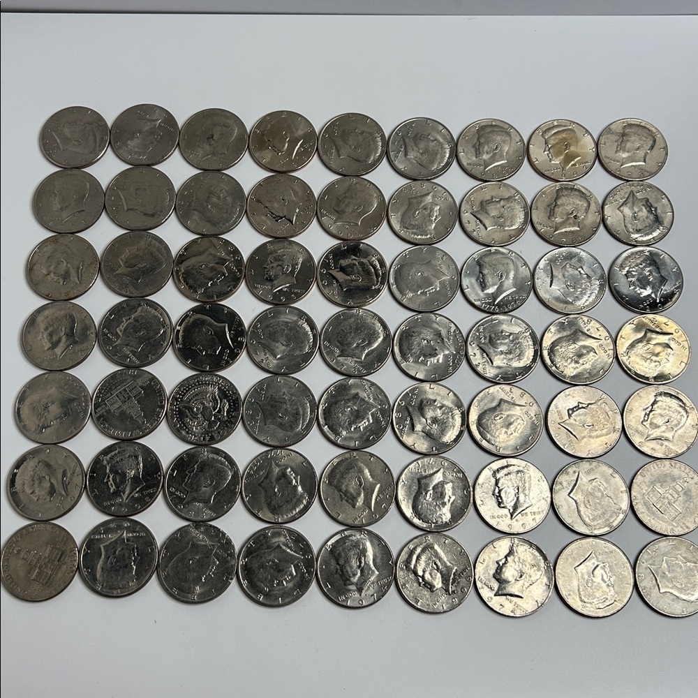Large Estate Sale Kennedy Half Dollars Coin Lot Face Value $31.5 Coin Collection